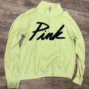PINK VS Yellow Long Sleeve Sweater